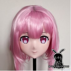 (RB354)Customize Full Head Quality Handmade Female/Girl Resin Japanese Anime Cartoon Character Kig Cosplay Kigurumi Mask